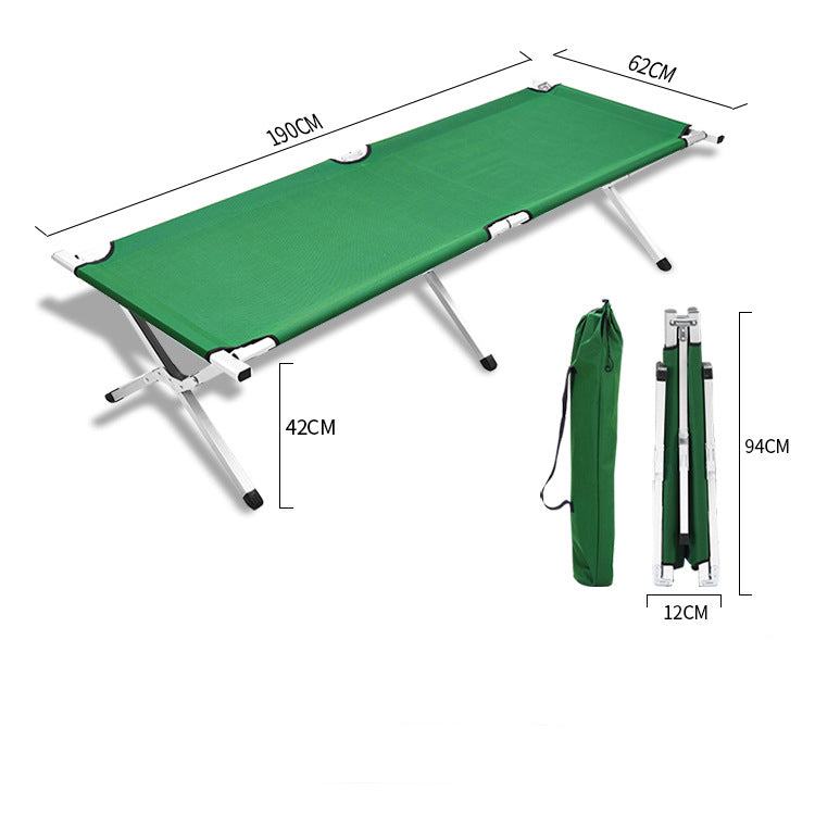 Outdoor Folding Bed Portable Aluminum Alloy - Premium  from Yard Agri Supply - Just $128.95! Shop now at Yard Agri Supply