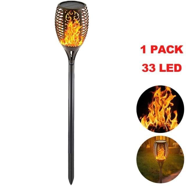 12LED 33LED Solar Torch Light - Premium  from Yard Agri Supply - Just $9.08! Shop now at Yard Agri Supply