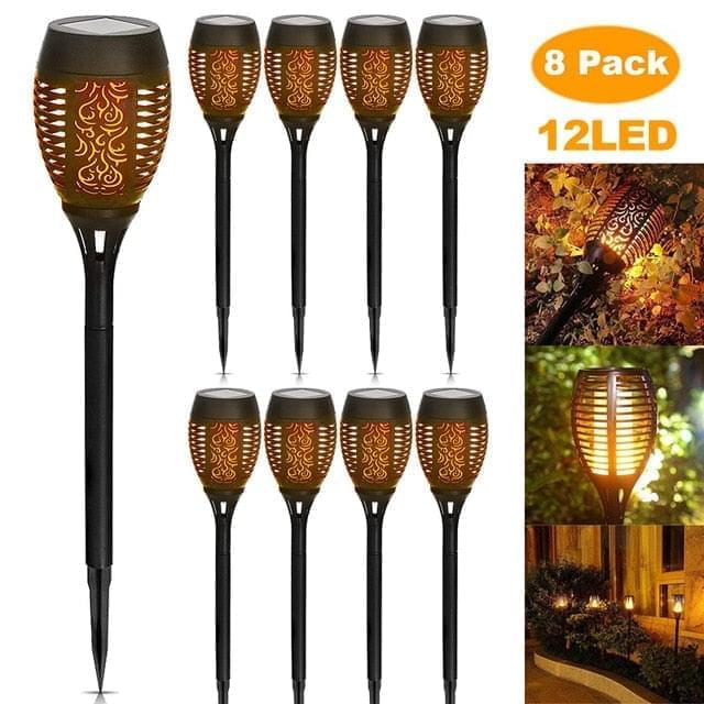 12LED 33LED Solar Torch Light - Premium  from Yard Agri Supply - Just $9.08! Shop now at Yard Agri Supply
