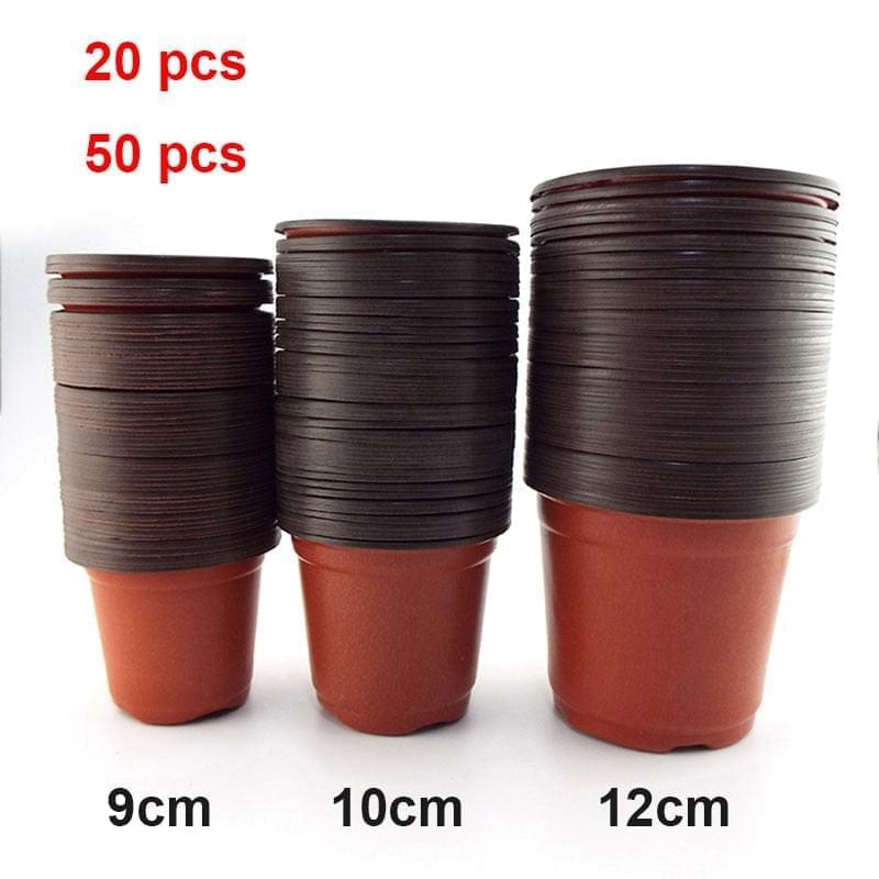 20pcs/50pcs Plastic garden pot - Premium  from Yard Agri Supply - Just $3.96! Shop now at Yard Agri Supply