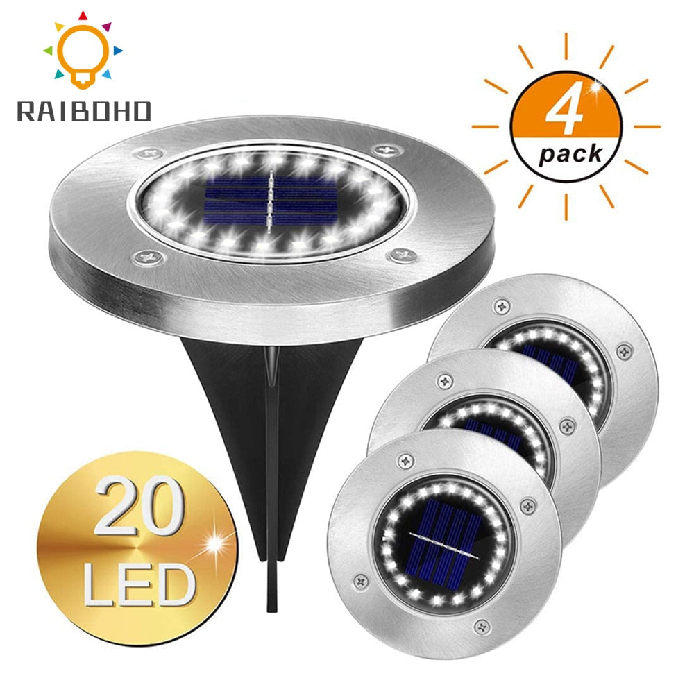 Solar Ground Lights - Premium  from Yard Agri Supply - Just $33.98! Shop now at Yard Agri Supply